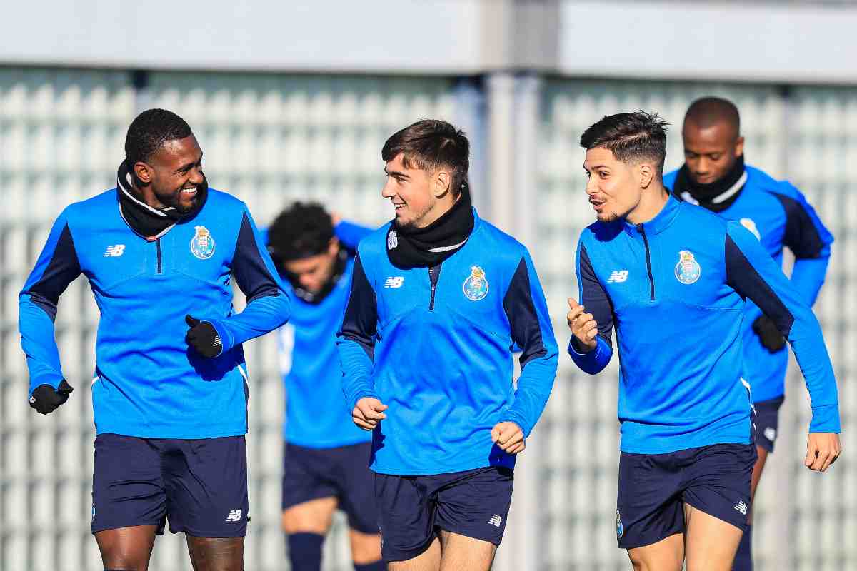 Martim Fernandes in allenamento