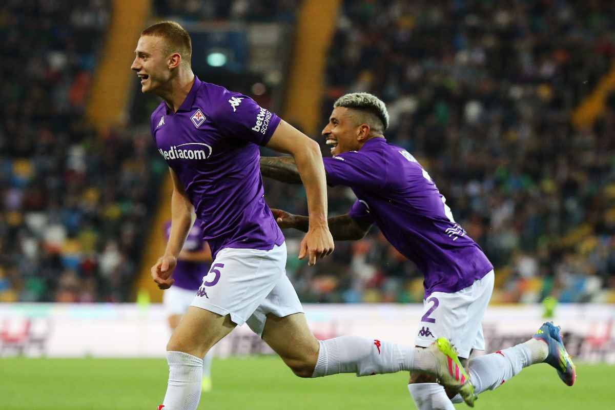 Fiorentina in azione